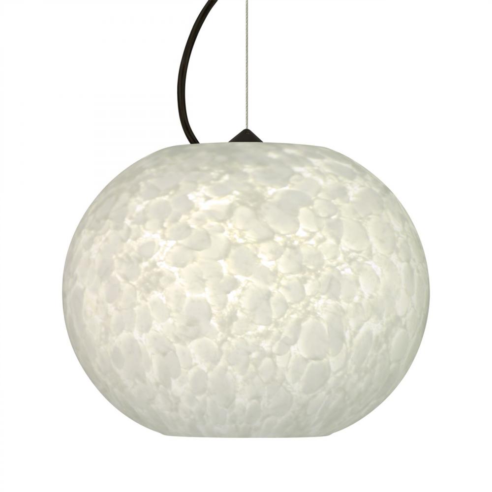Besa Luna Pendant Carrera Black 1x100W Medium Base