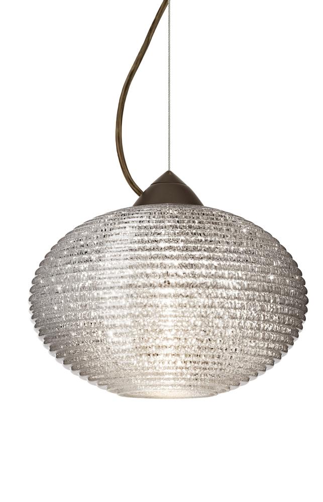 Besa Pape 12 Pendant 1Kx Glitter Bronze 1x100W Medium Base