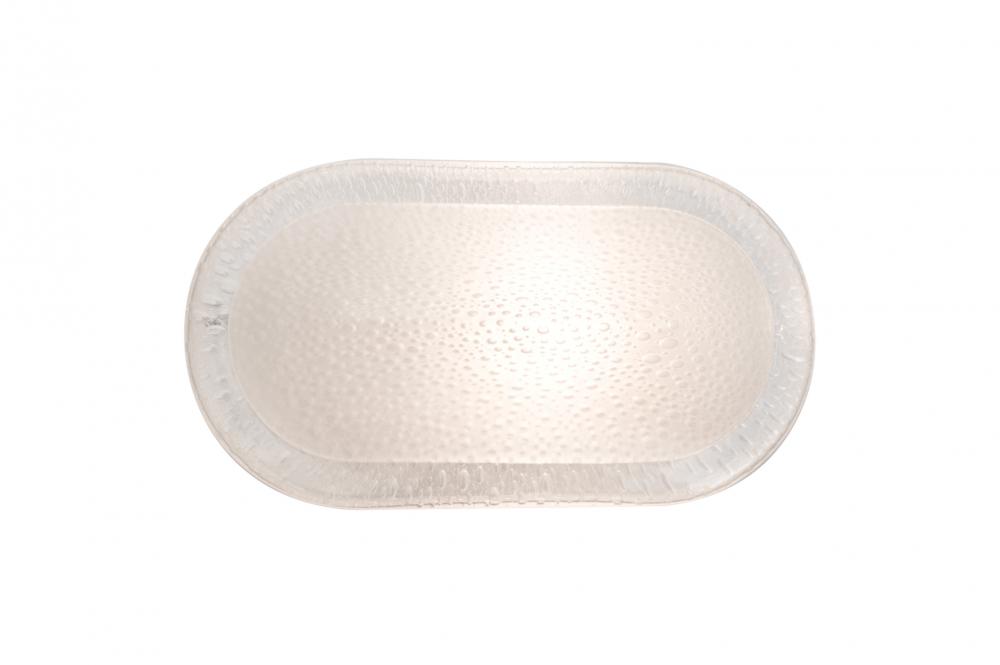 Besa, Cabo Vanity, Frost/Bubble, Satin Nickel Finish, 1x60W Medium Base