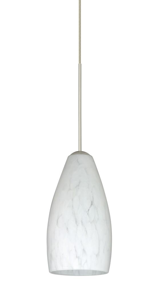 Besa Pendant Karli Satin Nickel Carrera 1x50W MAX GY6.35 Base