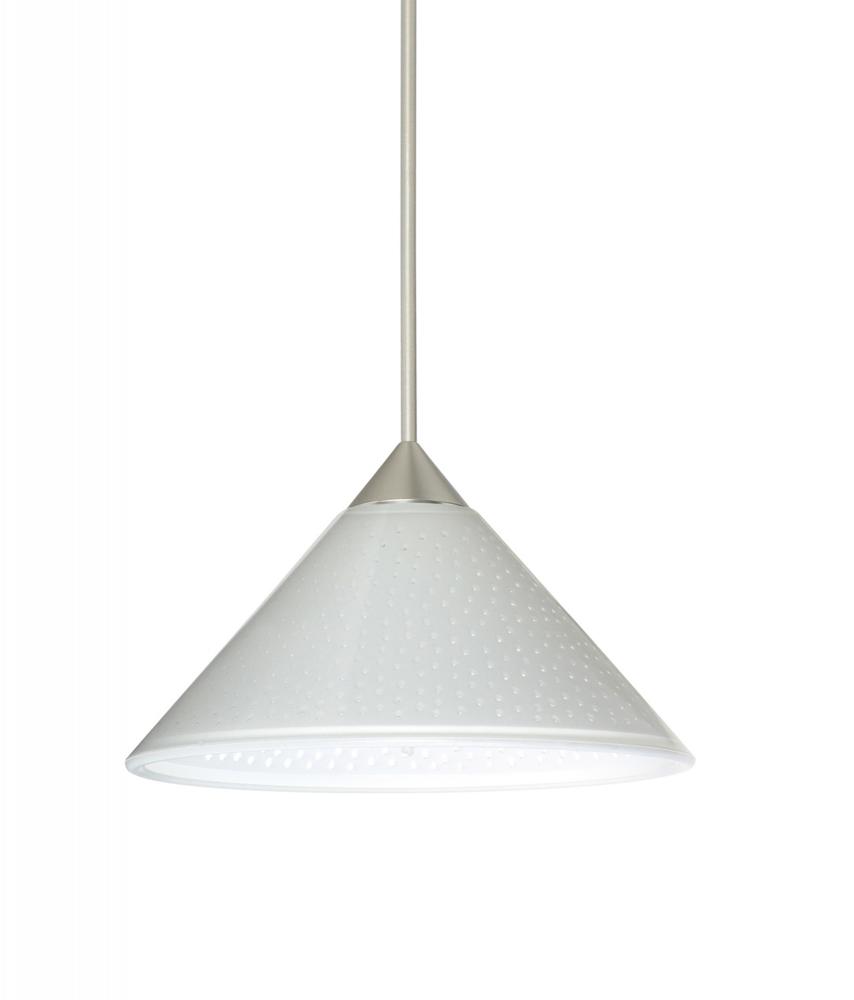 Besa Pendant Kona Satin Nickel White Starpoint 1x50W MAX GY6.35 Base