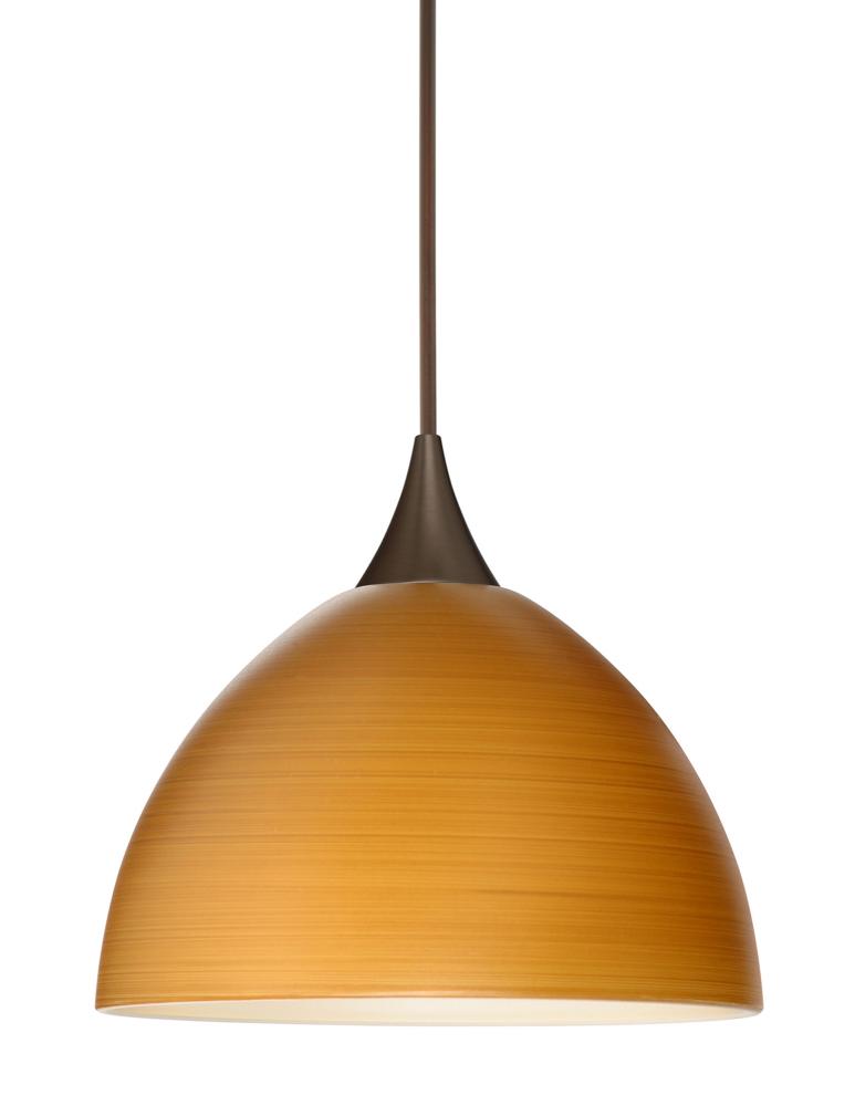 Besa Pendant Brella Bronze Oak 1x50W MAX GY6.35 Base