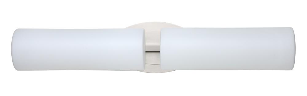 Besa Wall Baaz Satin Nickel Opal Matte 2x60W G9