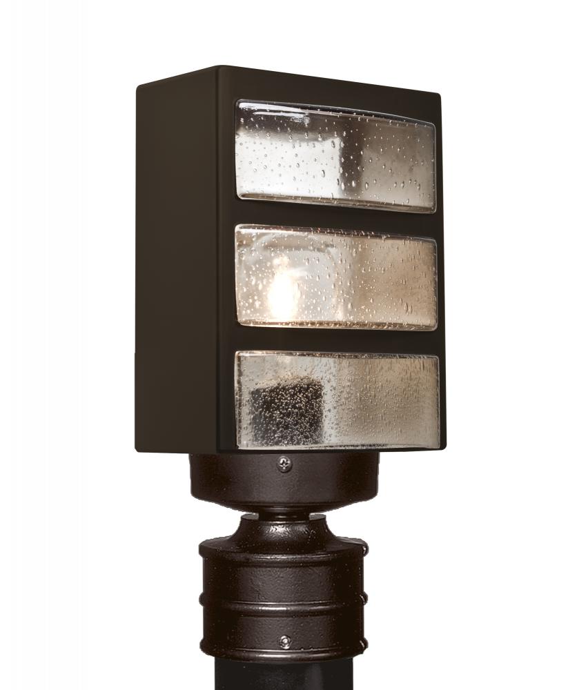Costaluz, 3513 Series Wall Sconce, Black/Smoke Bubble, Finish, 1x75W Medium Base