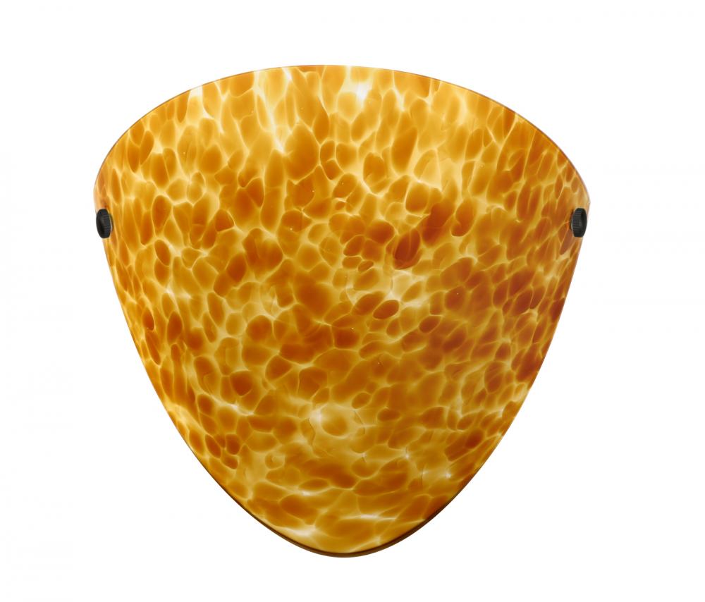 Besa Kailee LED Wall Amber Cloud Black 1x9W LED