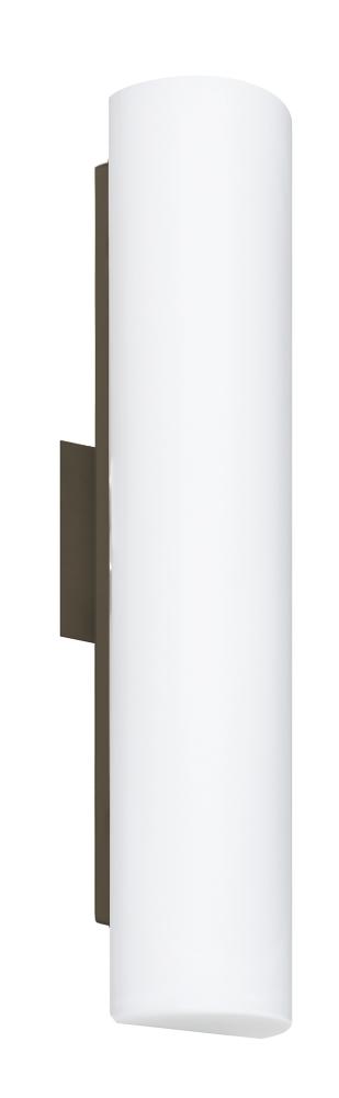 Besa Wall Baaz 20 Bronze Opal Matte 2x9W LED