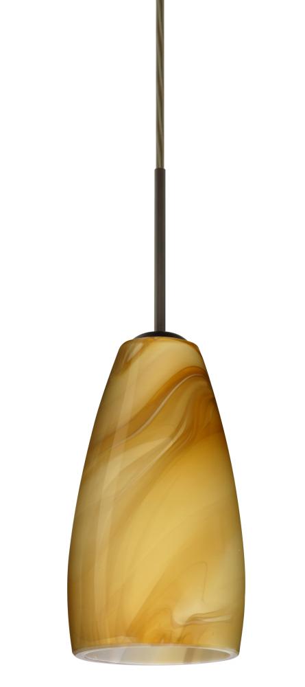 Besa Chrissy Pendant For Multiport Canopy Bronze Honey 1x50W E12 base