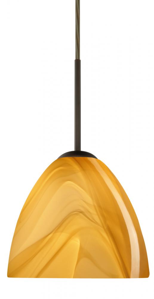 Besa Sasha Pendant For Multiport Canopy Bronze Honey 1x50W E12 base