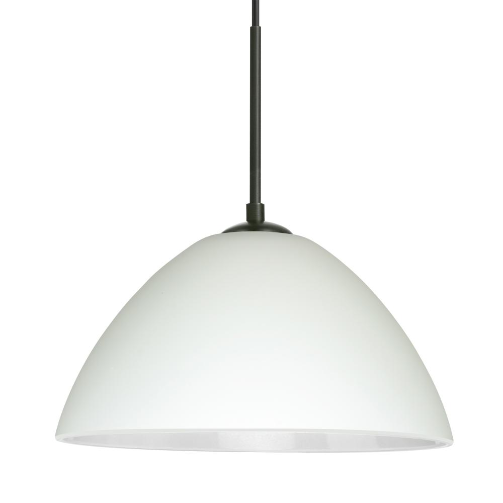 Besa Tessa Pendant For Multiport Canopy Black White 1x75W Medium Base