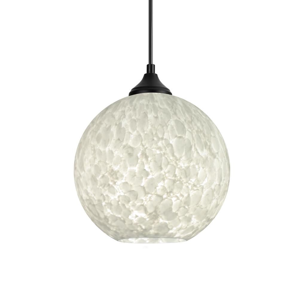 Besa Coco 8 Outdoor Pendant, Carrera, Black Finish, 1x E26 Base