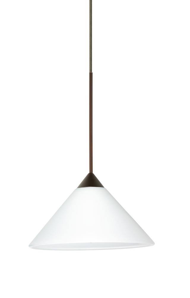 Besa Pendant Kona Bronze White 1x50W MAX GY6.35 Base