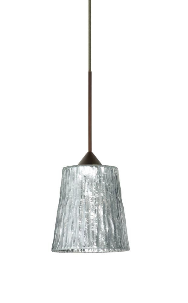 Besa Pendant Nico 4 Bronze Stone Silver Foil 1x35W MAX GY6.35 Base