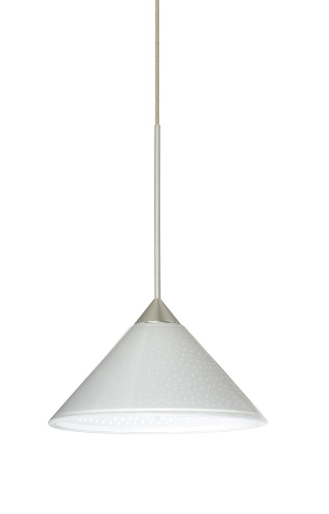 Besa Pendant For Multiport Canopy Kona Satin Nickel White Starpoint 1x50W MAX GY6.35 Base