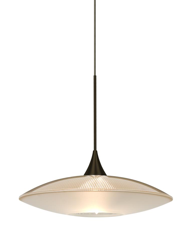 Besa Pendant For Multiport Canopy Spazio Bronze Gold/Frost 1x5W LED