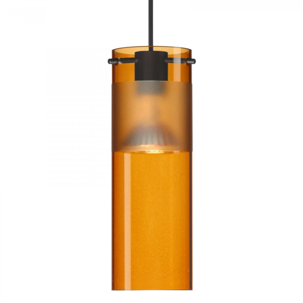 Besa Pendant For Multiport Canopy Scope 7, Black Finish, Armagnac/Frost 1x50W MAX GY6.35 Base MR16