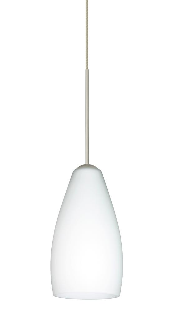 Besa Pendant For Multiport Canopy Karli Satin Nickel Opal Matte 1x50W MAX GY6.35 Base