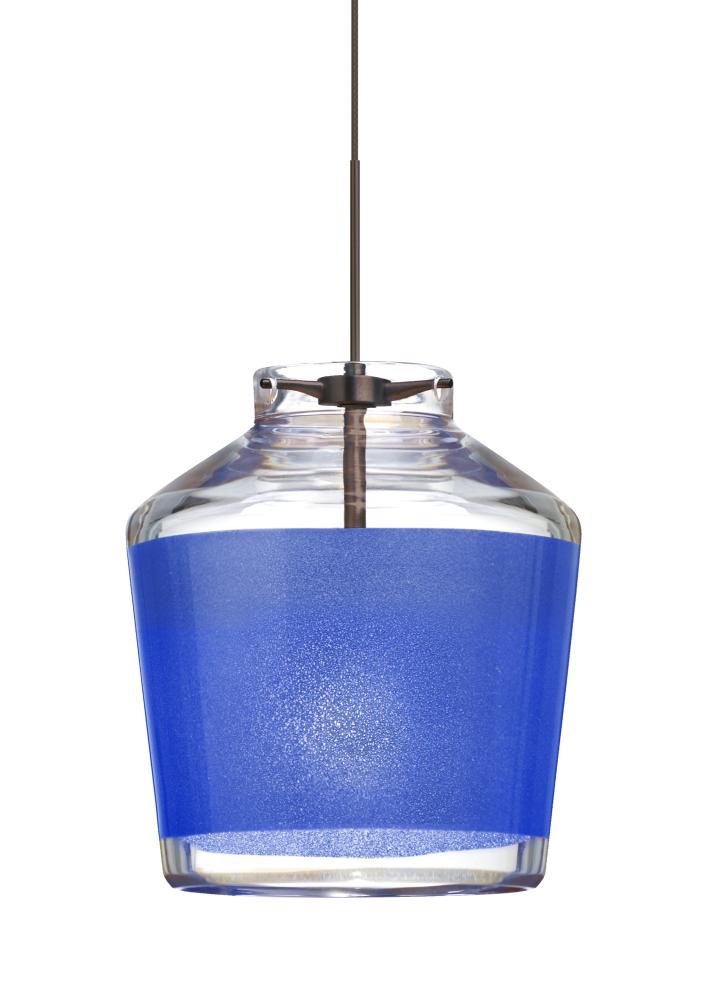 Besa Pendant For Multiport Canopy Pica 6 Bronze Blue Sand 1x50W MAX GY6.35 Base