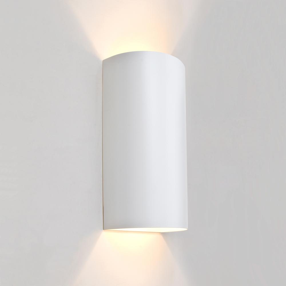 Besa Zoro Sconce, White Finish, 2x6W LED