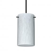 Besa Lighting 1BC-440419-MED-BK - Besa Stilo 7 Pendant Black Carrera 1x40W B10 Med