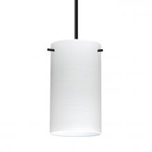 Besa Lighting 1BC-4404KR-BK - Besa Stilo 7 Pendant Black Chalk 1x50W Candelabra