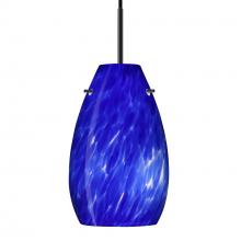 Besa Lighting 1JC-412686-BK - Besa Pera 9 Pendant Black Blue Cloud 1x100W Medium Base