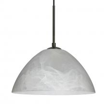 Besa Lighting 1JC-420152-BK - Besa Tessa Pendant Black Marble 1x75W Medium Base