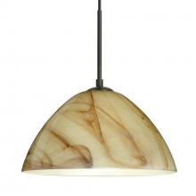Besa Lighting 1JC-420183-BK - Besa Tessa Pendant Black Mocha 1x75W Medium Base