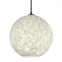 Besa Lighting 1JC-COCO1219-BK - Besa Coco 12 Pendant, Carrera, Black Finish, 1x60W Medium Base