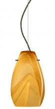 Besa Lighting 1KX-4126HN-LED-BR - Besa Pera 9 LED Pendant Honey Bronze 1x9W LED
