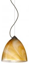Besa Lighting 1KX-4470HN-BR - Besa Vila Cable Pendant Bronze Honey 1x60W Medium Base