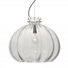 Besa Lighting 1KX-464588-BK - Besa Pendant Pinta 12 Clear Black 1x100W Medium Base