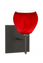 Besa Lighting 1SW-5605MA-BR-SQ - Besa Wall With SQ Canopy Tay Tay Bronze Magma 1x40W G9