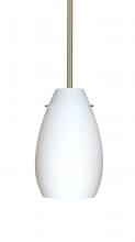 Besa Lighting 1TT-412607-SN - Besa Pera 9 Stem Pendant Satin Nickel Opal Matte 1x100W Medium Base