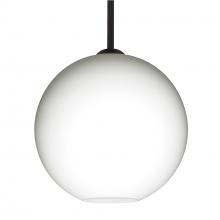 Besa Lighting 1TT-COCO1207-BK - Besa Coco 12 Stem Pendant, Opal Matte, Black Finish, 1x60W Medium Base