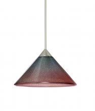 Besa Lighting 1XT-117691-SN - Besa Pendant Kona Satin Nickel Bi-Color 1x50W MAX GY6.35 Base