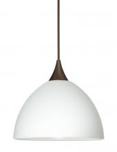 Besa Lighting 1XT-467907-BR - Besa Pendant Brella Bronze White 1x50W MAX GY6.35 Base