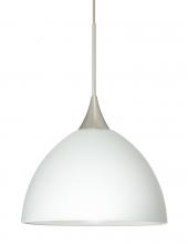 Besa Lighting 1XT-467907-SN - Besa Pendant Brella Satin Nickel White 1x50W MAX GY6.35 Base