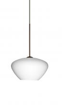 Besa Lighting 1XT-541007-BR - Besa Pendant Peri Bronze Opal Matte 1x50W MAX GY6.35 Base