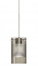 Besa Lighting 1XT-6524ES-SN - Besa Pendant Scope 4 Satin Nickel Smoke/Frost 1x50W MAX GY6.35 Base MR16