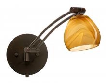 Besa Lighting 1WW-5605HN-BR - Besa Wall Tay Tay Bronze Honey 1x50W Halogen Gy6.35