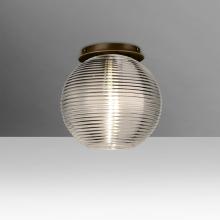 Besa Lighting 461602C-BR - Besa Kristall 8 Ceiling, Smoke, Bronze Finish, 1x60W MAX Medium base