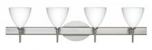 Besa Lighting 4SW-177907-SN - Besa Wall Mia Satin Nickel Opal Matte 4x40W G9