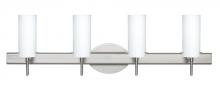 Besa Lighting 4SW-440307-SN - Besa Wall Copa 3 Satin Nickel Opal Matte 4x40W G9