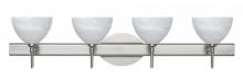 Besa Lighting 4SW-467952-SN - Besa Wall Brella Satin Nickel Marble 4x40W G9