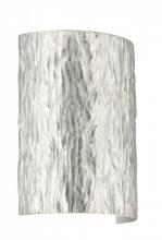 Besa Lighting 7090SF-PN - Besa Wall Tamburo Stone Polished Nickel Stone Silver Foil 1x75W Medium Base