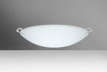 Besa Lighting 841825-MED-SN - Besa Ceiling Sonya 17 Satin Nickel Satin Frost 2x100W Medium Base