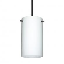 Besa Lighting B-440407-MED-BK - Besa Stilo 7 Pendant For Multiport Canopy Black Opal Matte 1x40W B10 Med