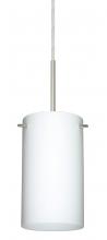 Besa Lighting B-440407-SN - Besa Stilo 7 Pendant For Multiport Canopy Satin Nickel Opal Matte 1x50W E12 base