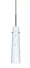 Besa Lighting B-567419-BR - Besa Camino Pendant For Multiport Canopy Bronze Carrera 1x40W E12 base