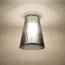 Besa Lighting DIONSMC-SN - Dion Ceiling, Smoke Shade, Satin Nickel Finish, 1x60W MAX Medium base